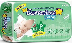Fralda Infantil Estrelinha Baby - tamanhos P, M, G, XG, XXG
