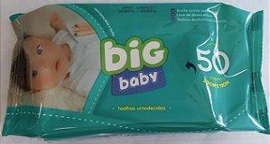 Toalhas Umedecidas Big Baby com 50 unidades