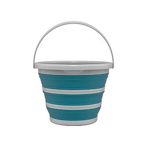 Balde Retrátil Flashlimp 10 Litros