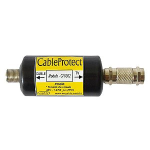 Protetor Para Utilização Em Cabo Coaxial Isolado Cable Protect CL-0302 Engeblu