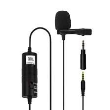 Microfone Lapela Jbl Cslm-20-b Omnidirecional Preto À Bateria