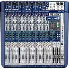 Mesa de Som Analógico 16 Canais Signature SOUNDCRAFT