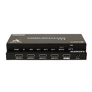 Splitter HDMI 4 Portas UHD 4k2k 60Hz All Sync AS-SP4P