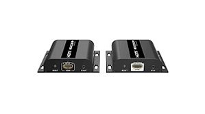 Extensor HDMI HDbit Receptor Com IR 120 Metros Lenkeng LEN-LKV383-4.0-Rx