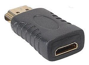 Adaptador HDMI Macho x Mini HDMI Fêmea HL-10-P004