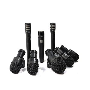 Conjunto de Microfones para Bateria Kadosh Kit K-8