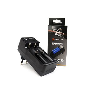 Carregador de Pilhas e Baterias de Lítio Com LED Kadosh