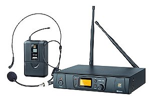 Microfone Sem Fio Headset UHF Digital 48 Canais SRW-48S
