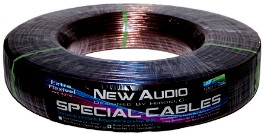 Cabo Cristal Polarizado Para Caixas de Som 2x2,5mm 100m Special Cables New Audio