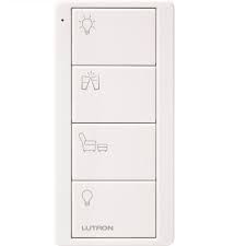 Teclado de Cenas Pico Sem Fio 4 Botões Lutron PJ2-4B-TSW-P13 Any Room