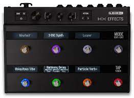 Pedaleira Multi-efeitos USB e MIDI In/Out/Thru Mais De 100 Efeitos Line 6 HX EFFECTS