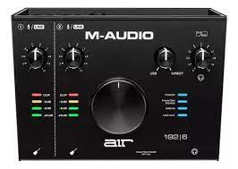 Interface De Áudio USB 2 In 2 Out Com MIDI In / Out M-Audio AIR-192|6