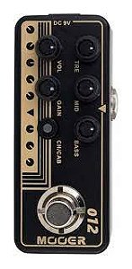 Pedal Micro Pré-Amplificador US Gold 100 2 Canais Mooer M012