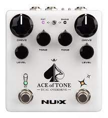 Pedal Overdrive Duplo Para Guitarra Ace Of Tone NUX NDO-5