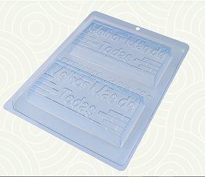 FORMA DE ACETATO COM SILICONE - MELHOR MÃE DE TODAS - 10186