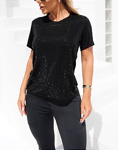 Blusa Costas Tule