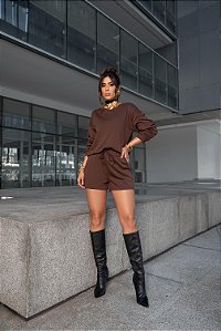 Conjunto Larissa Nutella