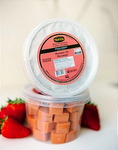 Doce de leite em cubos Sabor Morango