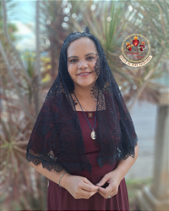 Véu Tradicional Mãe Puríssima Preto
