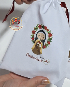 Bolsinha Porta Véu de Missa( Santa Teresinha)