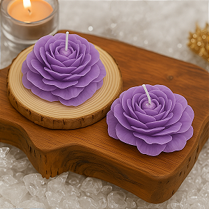 Vela Rosa - Lavanda