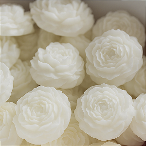 Kit 10 Sabonetes Rosa Flor 20g - Aromas 2