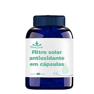 Filtro Solar Antioxidante em Cápsula - 30 cápsulas