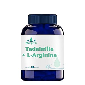 Tadalafila 5mg + L- Arginina 250mg - 30 cápsulas
