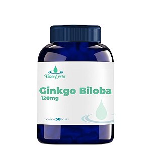 Ginkgo Biloba 120mg - 30 cápsulas