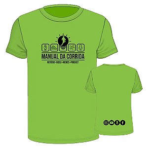 Camiseta Manual da Corrida - Padrão Verde