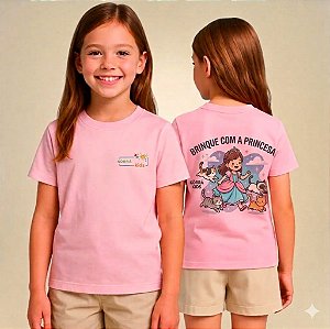 Camiseta Brinque com a princesa