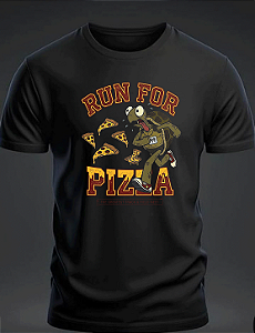 Camiseta Run for Pizza