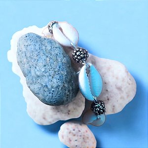 Pulseira entremeio búzios