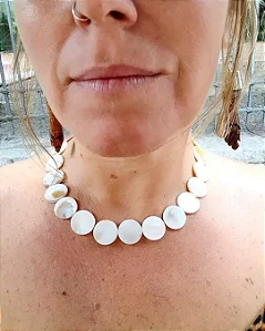 Gargantilha Maxi Madrepérola