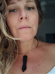 Colar Aro Figa de Guiné (Preta)
