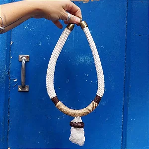 Maxi colar drusa cristal