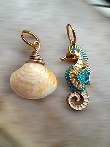 Brinco cavalo marinho