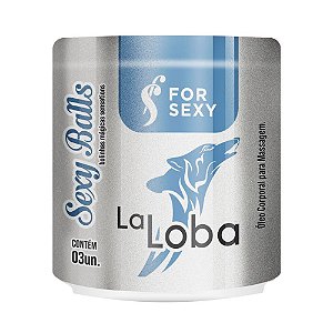 Sexy Balls LA LOBA Bolinha Explosiva (Excita, Vibra e Aquece) 3uni - ForSexy