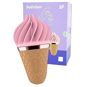 Satisfyer Sorvete Layons Sweet Treat - Vibrador Clitoriano Giratório Discreto e Potente