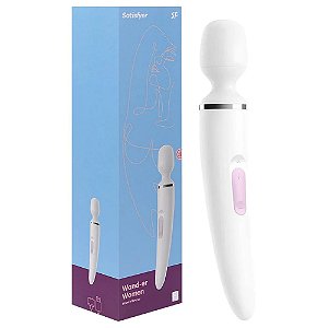 SATISFYER WAND-ER WOMAN  - Varinha Mágica Massageadora Recarregável 50 Vibrações