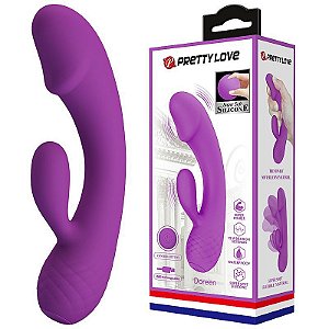 PRETTY LOVE DOREEN - Vibrador Recarregável Silicone SUPER MAC com Estimulação de Ponto G e Clítoris