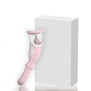 Vibrador com Sucção e Penetrador com Movimento Vai e Vem (Recarregável)