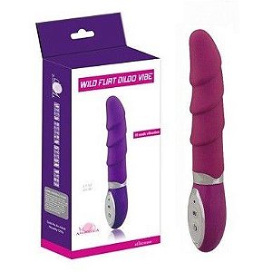 Vibrador Puro Silicone Cirúrgico 10 Vibrações, Silencioso e a Prova d'água WILD FLIRT