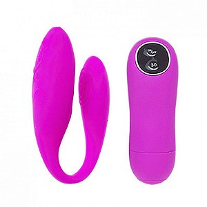 Vibrador para casal 30 vibrações e controle SenseMotion - PRETTY LOVE BERNIE