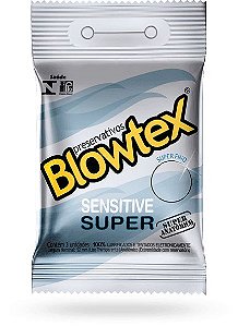 Preservativo/Camisinha Blowtex - Sensitive Super Aloe Vera
