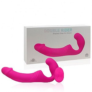 Penetrador STRAPLESS Recarregável c/ Plug Vaginal e Controle Wireless - DOUBLE RIDER