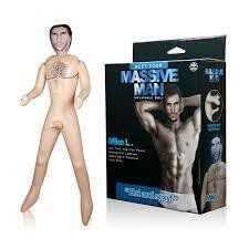 Boneco MASSIVE MAN INFLATABLE DOLL - COLIN F.