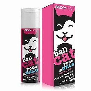 BALL CAT - Fogo e Gelo - Sabor Tropical Kiss - Comestível