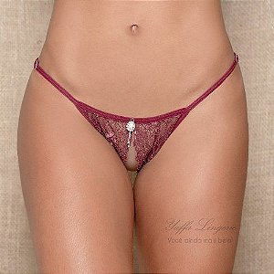 Calcinha Sensual Renda COM ABERTURA - SENSUALE