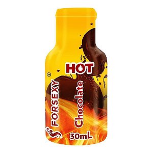 Gel Lubrificante Oral Beijável HOT Sabor CHOCOLATE - 30ML - FOR SEXY